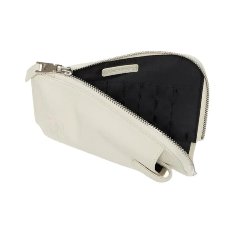 LACOSTE PU Cell Phone Pouch Women's White-4
