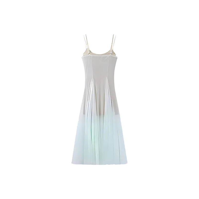Dior Beauty Slip Dresses Women's Light Blue-4
