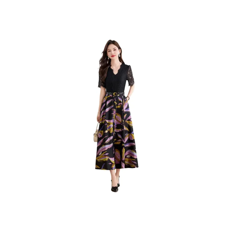 TEME Short Sleeved Dress Women's-6