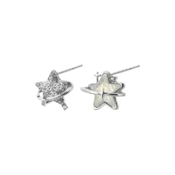 Barbie S925 Silver Stud Earrings Women's Silver