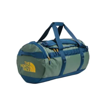 THE NORTH FACE Recycled PVC Handbag, Shoulder Bag, Crossbody Bag, Travel Bag 71L Unisex Green & Blue