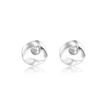 VASO S999 Fine Silver Stud Earrings Women's
