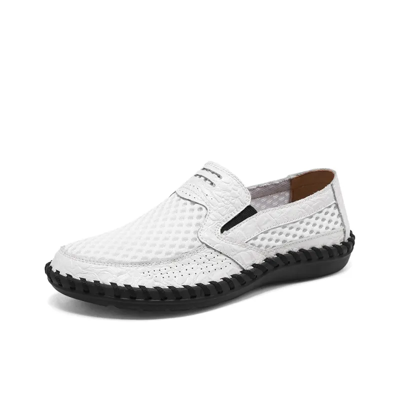 GESENLANG Slip Resistant And Breathable Low Top Casual Shoes Men's-5