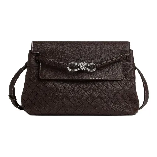 Bottega Veneta Cow Leather Crossbody Bag Trumpets Men's Cream