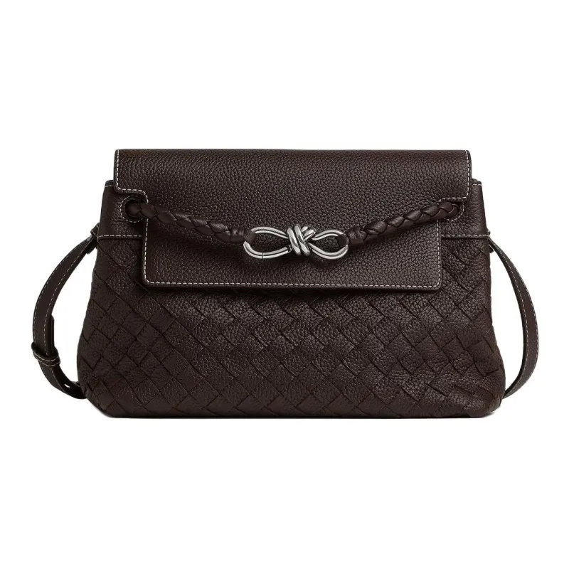 Bottega Veneta Cow Leather Crossbody Bag Trumpets Men's Cream-0