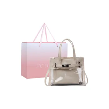 RIVMIND PU One Shoulder Handbag Women's White/Black/Blue/Pink