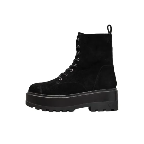 CKJ CALVIN KLEIN JEANS Ankle Boots 6cm Women's Black