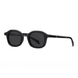 Bright Black Frame with Gray Lens