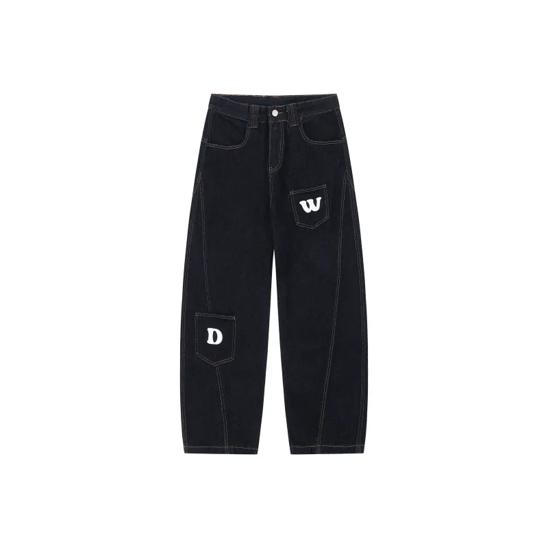 Vine Color Jeans Women's Dark Blue-0