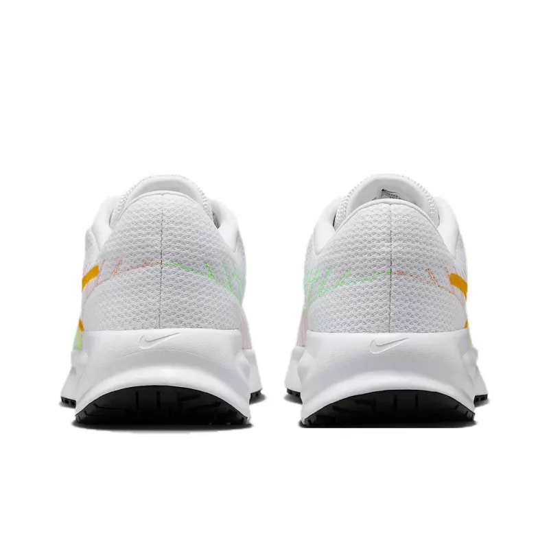 Nike RUN DEFY Anti Slip Wear Resistant Low Top Casual Running Shoes Men's White-4