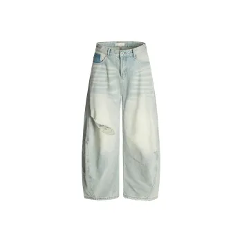 WLNEXT Jeans Unisex Ice Cyan Blue