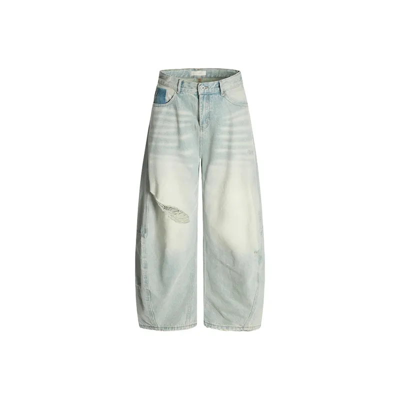 WLNEXT Jeans Unisex Ice Cyan Blue-0