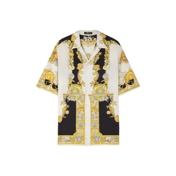 VERSACE CORAL THEATRE Shirt Men's White