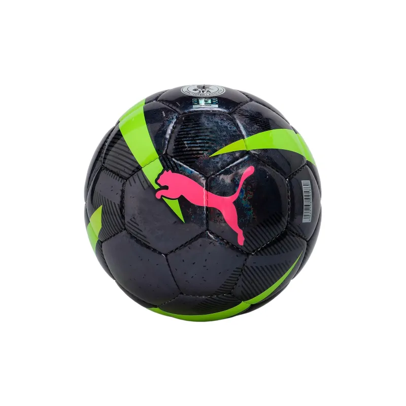 PUMA Size 5 Ball Soccer PU Hand Stitched Soccer Ball Unisex Black Green-1