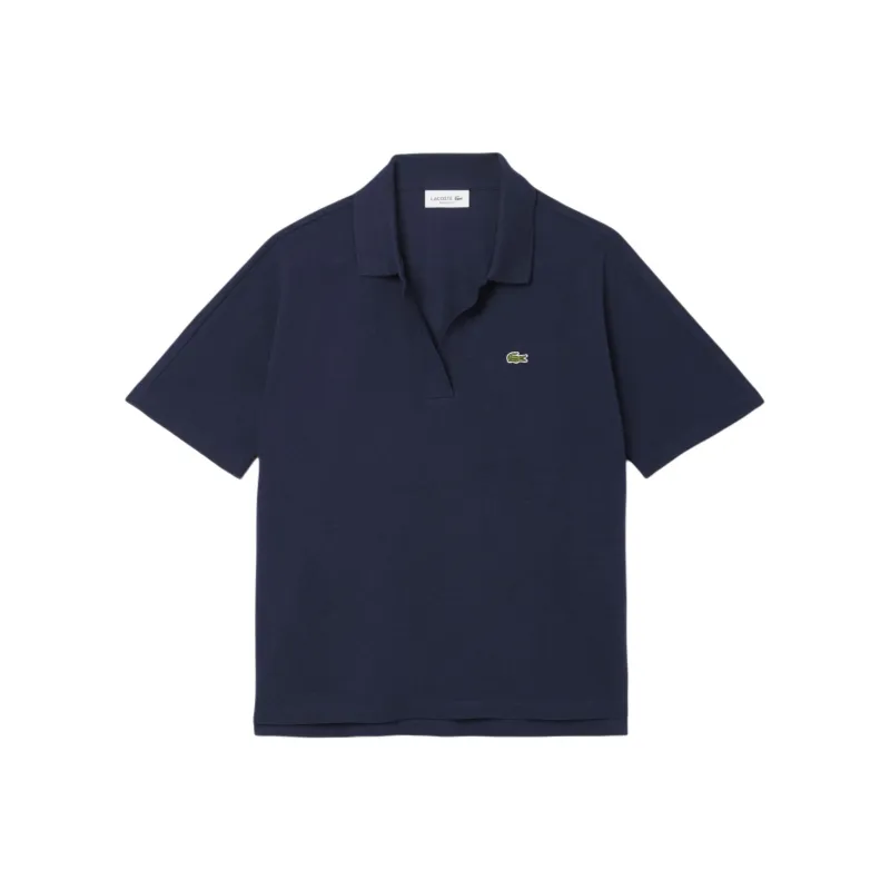 LACOSTE Logo patch Polo Top-8