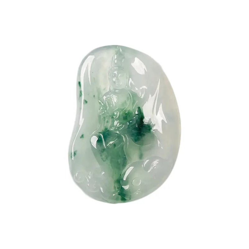 Yubo City Ice Type Jadeite Pendants Unisex-0