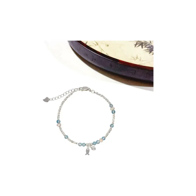 MIDNIGHT MOMENT Colored Glaze Jade Bracelets Unisex-1
