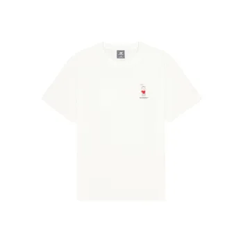 New Balance T Shirt Unisex Sea Salt White