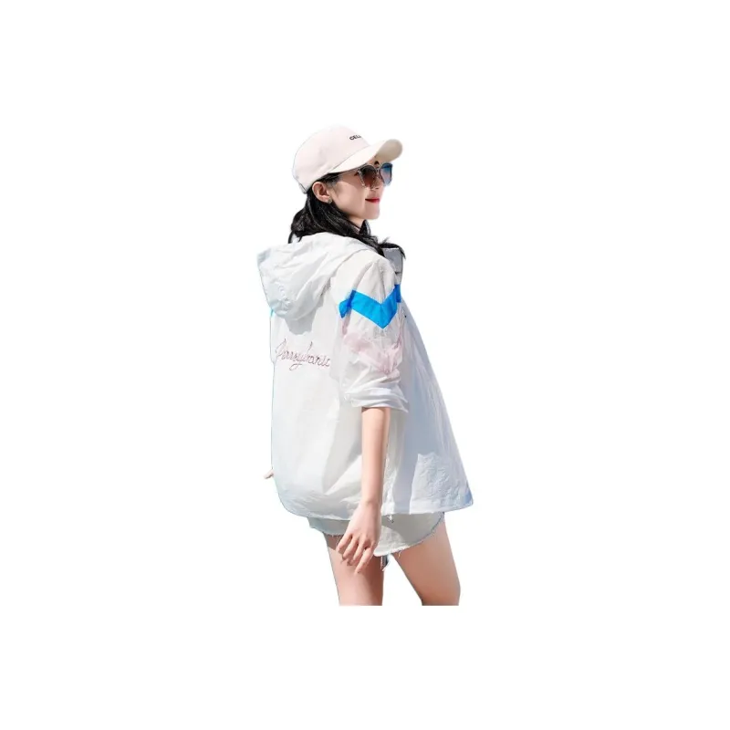 Flowers In Water Cropped Coat Women's-1