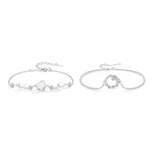 Love Link 925 Sterling Silver Bracelets Womens