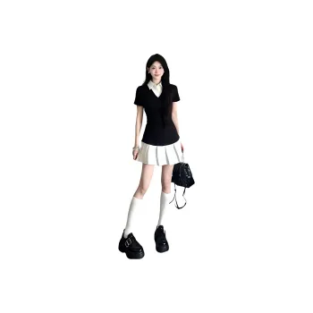 XIANSINIAO Short Sleeved Dress Women's