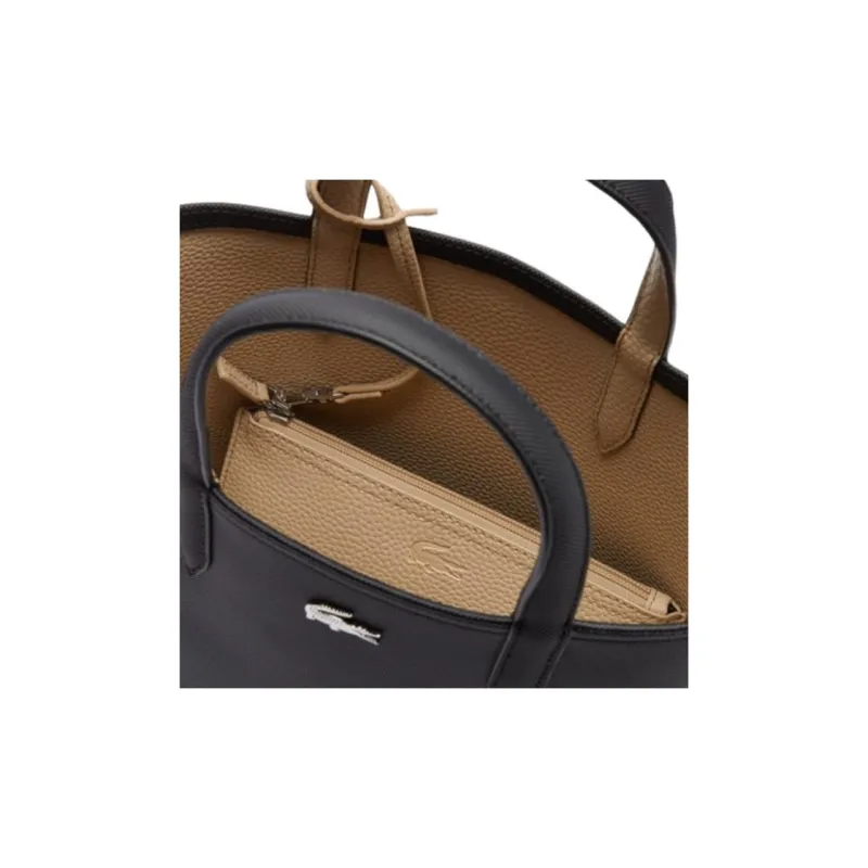 LACOSTE Handbags Black & Khaki-6