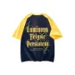 Navy Blue & Yellow