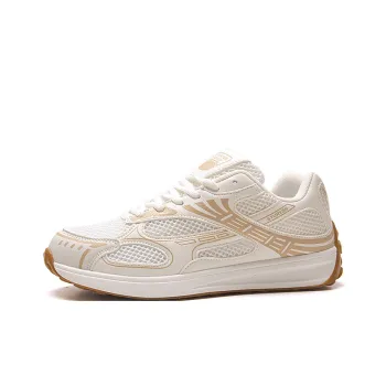 STUR YSN Breathable And Lightweight Low Top Casual Shoes Women's White Khaki