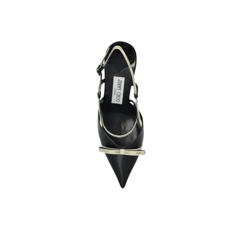 Jimmy Choo Danica Slim Heel High Heels 8.5cm Women's Black-4
