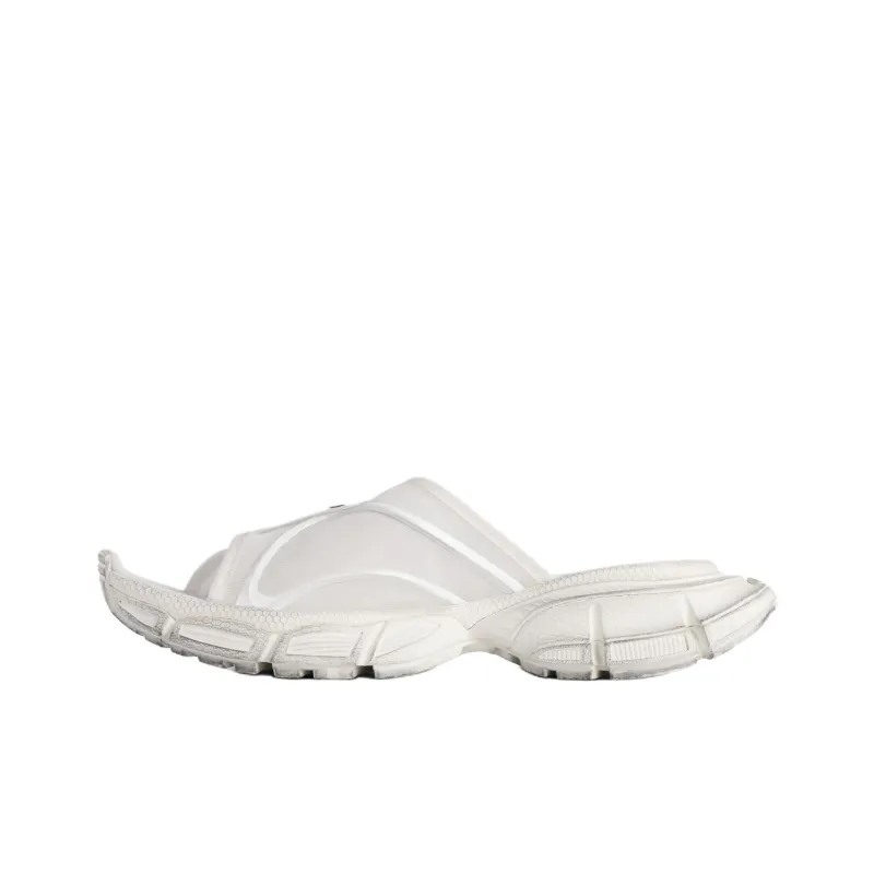 Balenciaga 3XL Slide Slippers Men's White-0