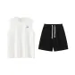 White+Black[Tank Top Clothing Sets]