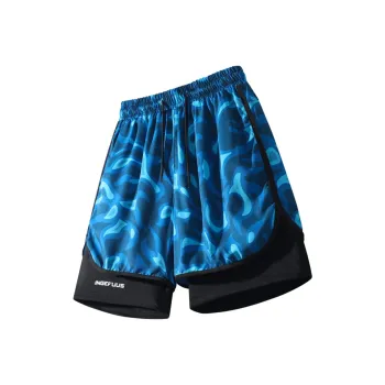 DJ.SPIRIT Casual Shorts Unisex Blue