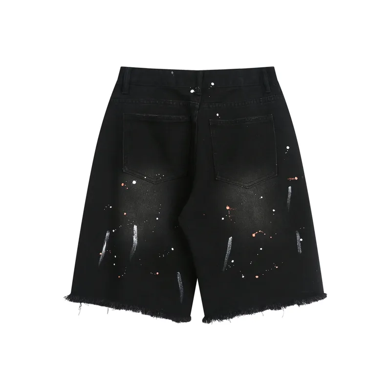 A02 Denim Shorts Unisex-1