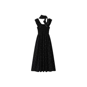 TIBINB Short Sleeved Dress Women's