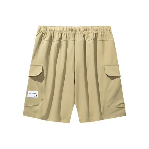 Anta Variety Training Collection Sports Shorts Men's Rock Tea Brown