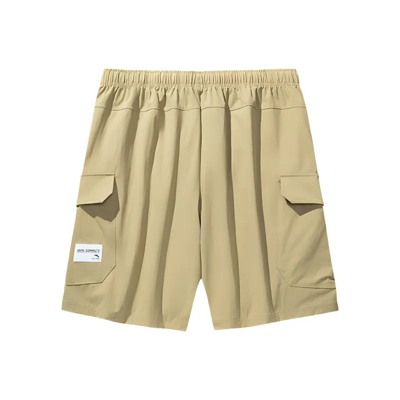 Anta Variety Training Collection Sports Shorts Men's Oolong Brown-0
