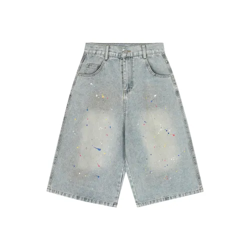 GBXM Jeans Unisex Camouflage Blue