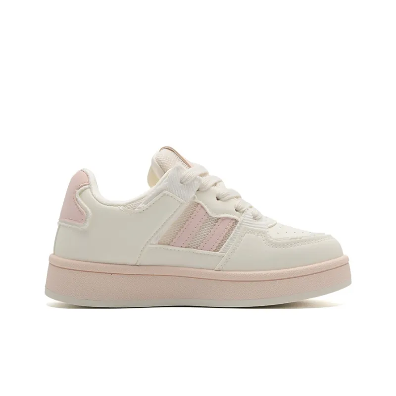 GDXF Skateboard Shoes Women's Low Top Beige Blue/Beige Pink/Beige Yellow/Guava Pink-7