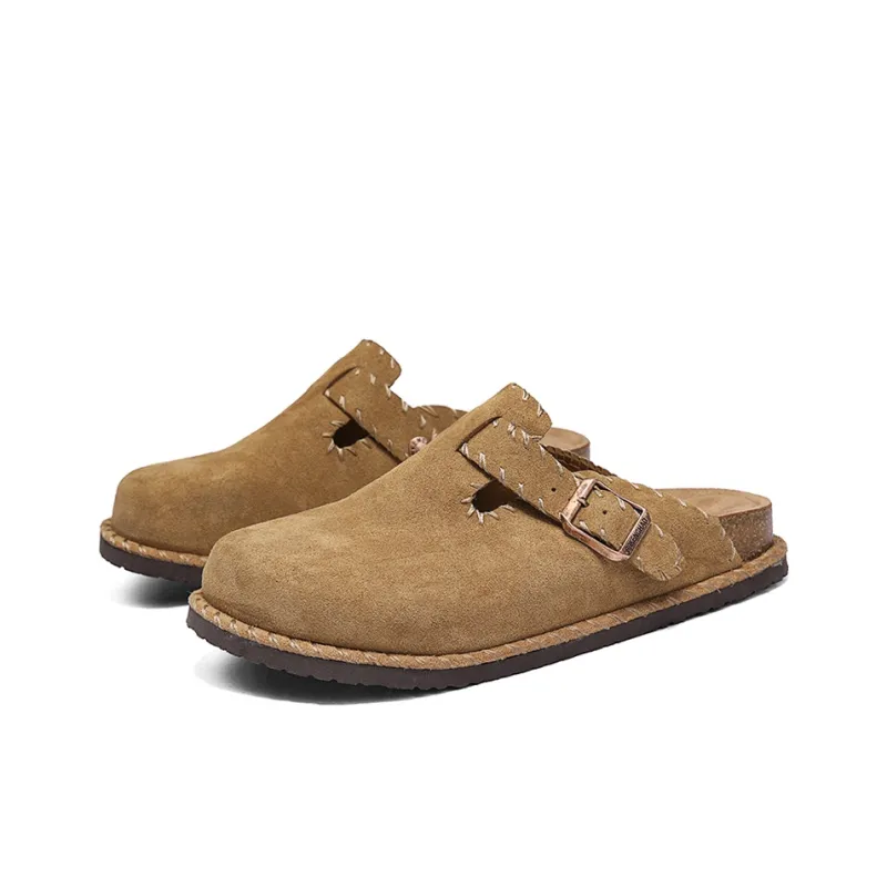 HACKBUTEER Closed Toe Slippers Unisex-2