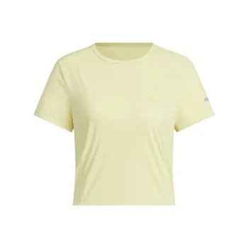 Adidas SS25 T Shirt Women's Pink Yellow