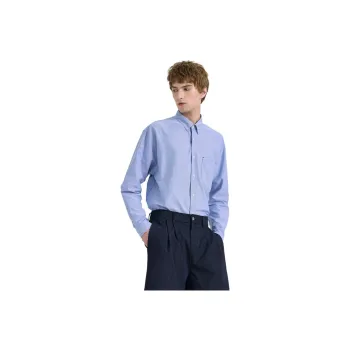 WILD LEADER Shirts Men Sapphire Blue[CW5158588]
