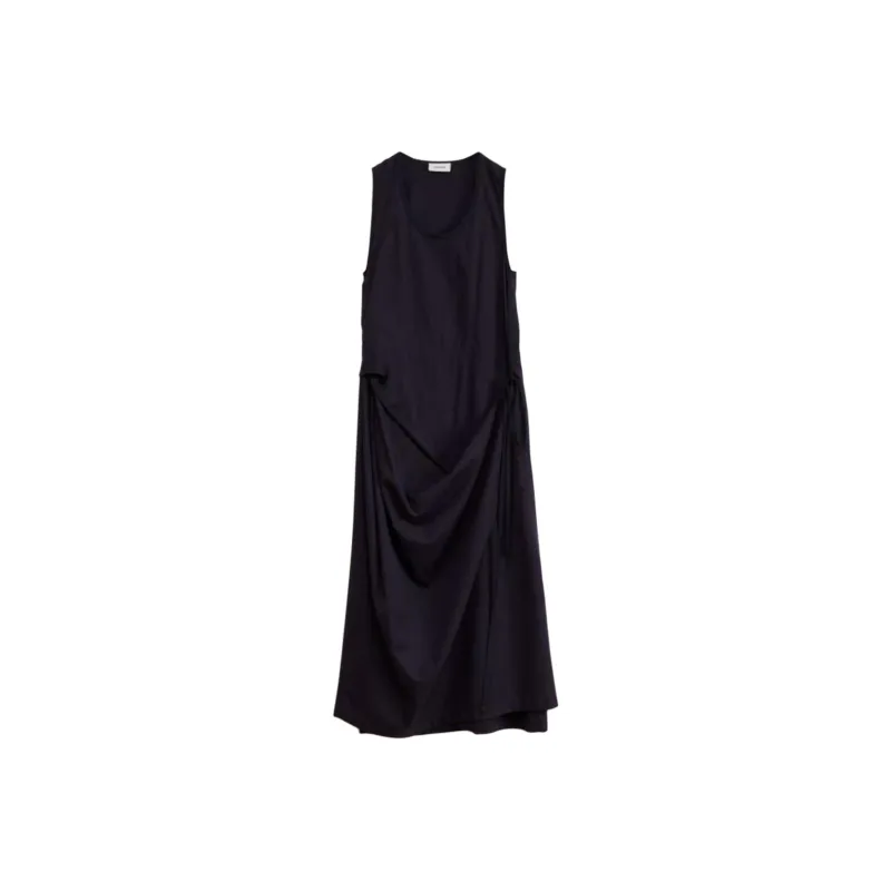 Lemaire Sleeveless Cotton Wrap Dress-0