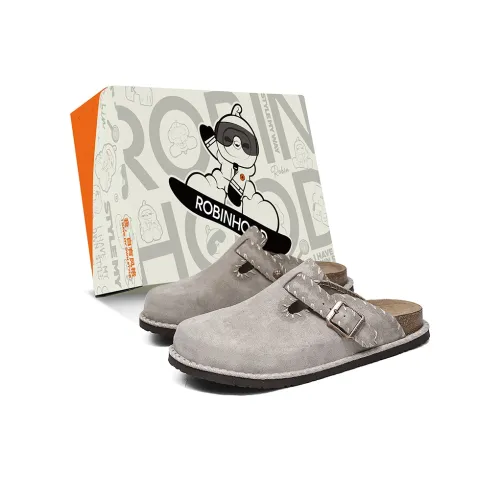 ROBINHOOD Quiet Odor Resistant Abrasion Resistant Slip Resistant Closed Toe Slippers Unisex Box
