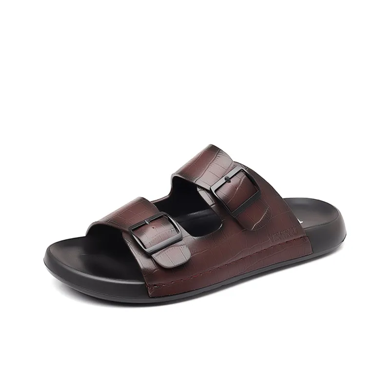 Eminu Slide Slippers Men Black-5