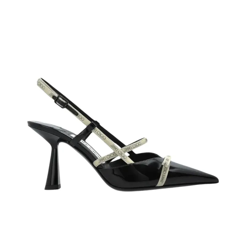 Jimmy Choo Danica Slim Heel High Heels 8.5cm Women's Black-1