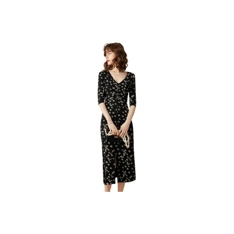LUYOUYE Short Sleeved Dress Women's-0