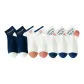 2 Navy Blue+2 Numbers 23+3 White 1972
