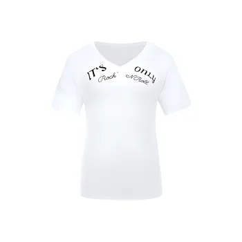 Dear Zhazha Drop Shoulder Sleeve T Shirt Women's
