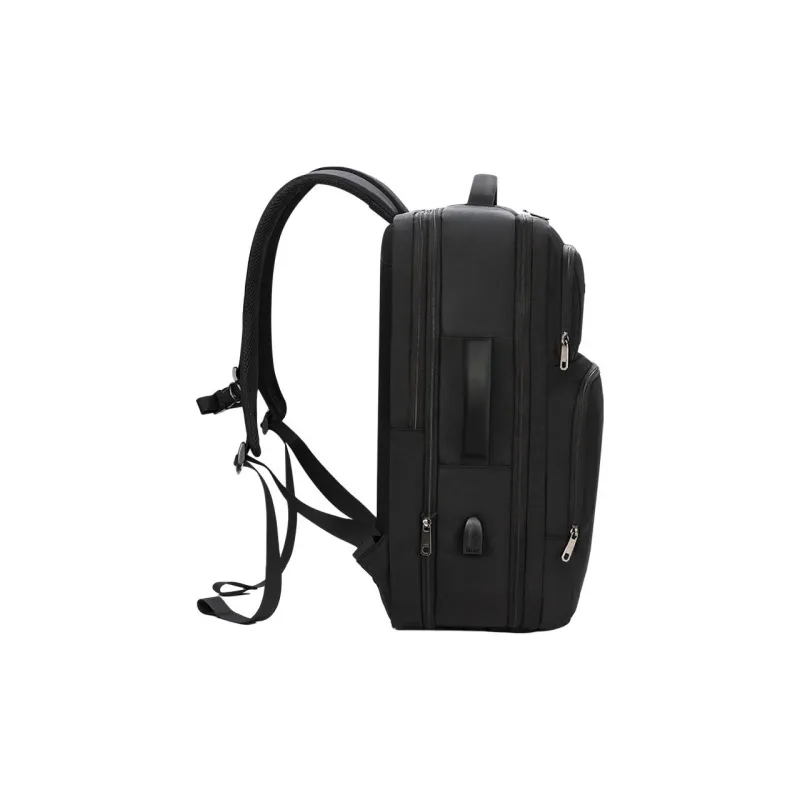 OIWAS Fabric Backpack Tubas Men's Black-3