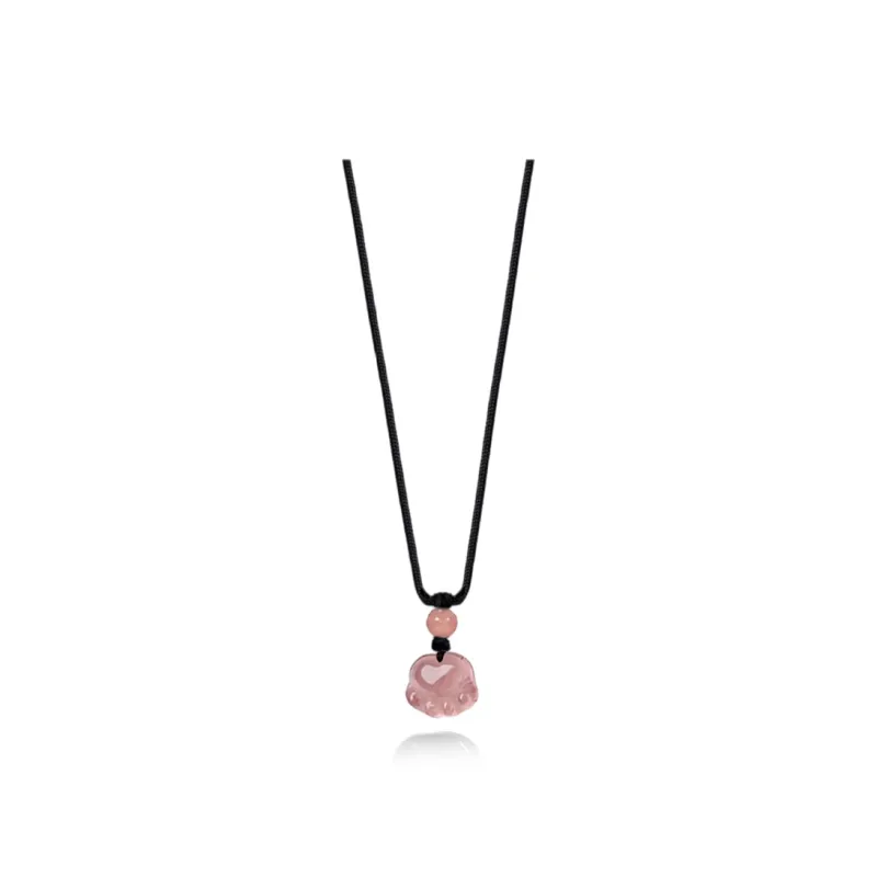 SHEEHHYY Obsidian Necklaces Unisex-5